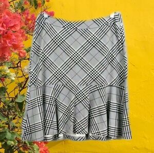 CATO | Gray Plaid Women's Skirt
